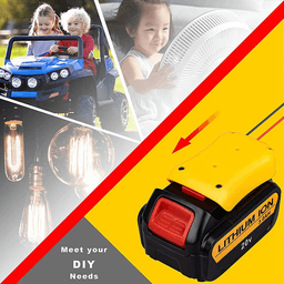 image-Power Connector DIY Battery Adapter Holder Dock For DeWalt 18V/20V Max