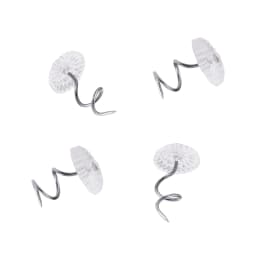 image-50 Pcs Upholstery Tacks Headliner Pins Clear Heads Twist Bed Fabric