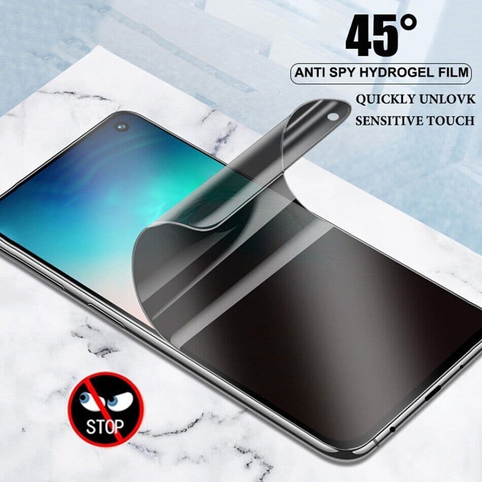image-2-Pack Anti-Spy Privacy Hydrogel Screen Protector For Samsung S23