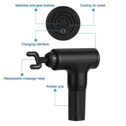 image-Massage Gun Percussion Massager Deep Tissue Muscle Vibrating Relaxing