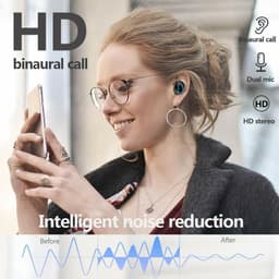 image-Bluetooth 5.1 Headset TWS Wireless Earphones Mini Earbuds Stereo