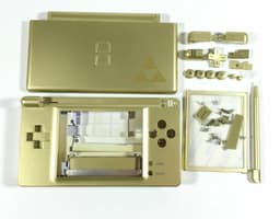 image-Replacement Housing for Nintendo DS Lite Glass Lens Shell Gold Zelda