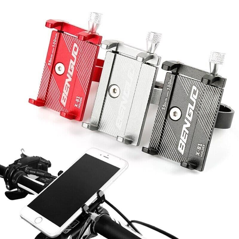 image-Aluminum Motorcycle Bike Bicycle Holder Mount Handlebar For Cell Phone