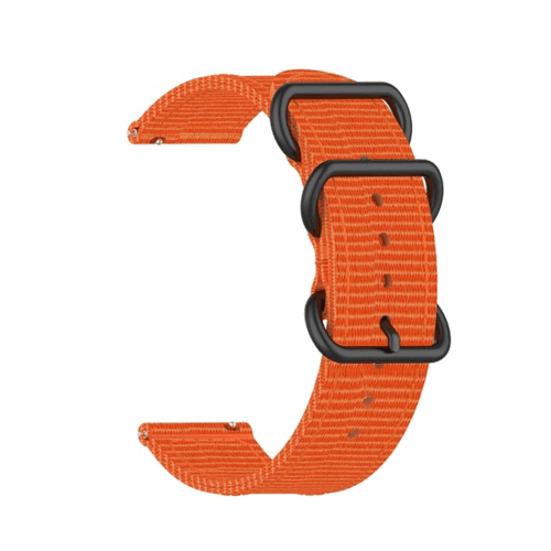 image-18mm 20mm 22mm Durable Military Woven Nylon Wrist Watch Band Quick