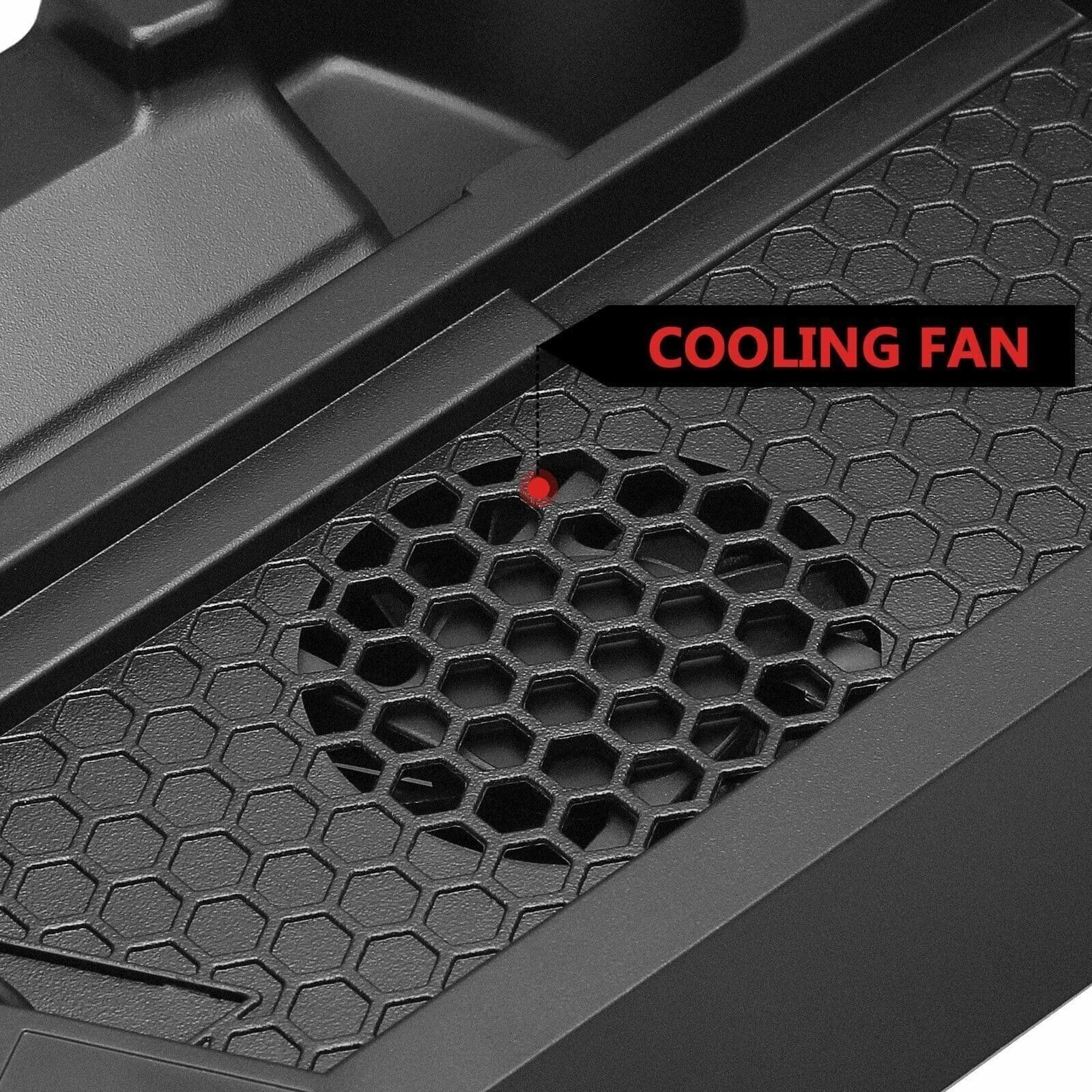 image-PS4 Cooling Station Vertical Stand 2 Controller Charging Dock For
