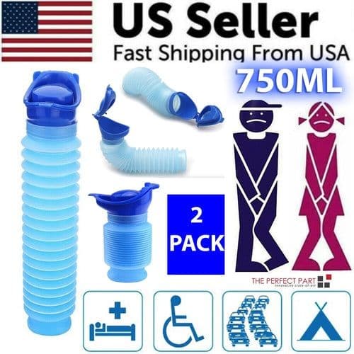 image-Male Female Portable Urinal Travel Camping Car Toilet Pee Bottle