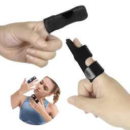 image-Adjustable Trigger Finger Splint Straightener Corrector Brace Support