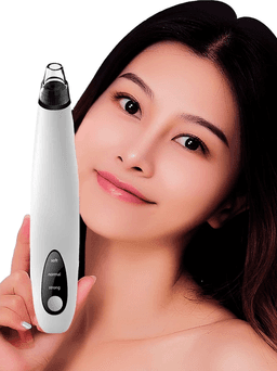image-Electric Blackhead Remover Cleaner Face Diamond Pore Vacuum Suction