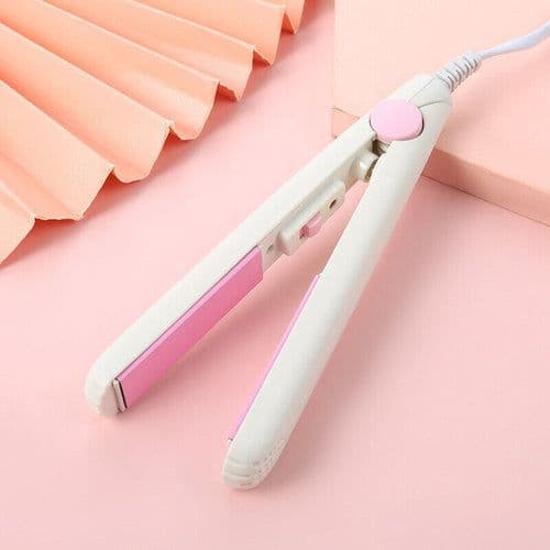 image-Mini Portable Hair Iron Hair Straightener Curler Professional Hair