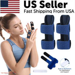 image-Adjustable Trigger Finger Splint Straightener Corrector Brace Support