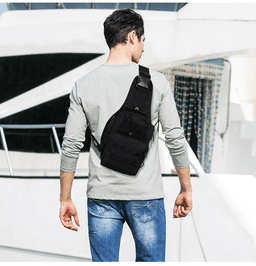 image-Mens Backpack Tactical Sling Shoulder Bag Molle Travel Chest Pack