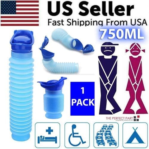 image-Male Female Portable Urinal Travel Camping Car Toilet Pee Bottle