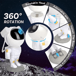 image-Astronaut Projector Galaxy Starry Sky Night Light Ocean Star LED Lamp