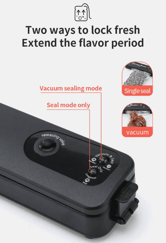 image-Vacuum Sealer Machine Food Preservation Storage Saver Automatic With