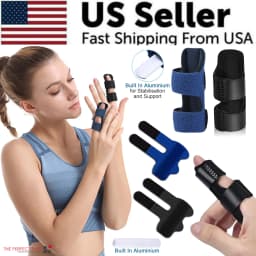 image-Adjustable Trigger Finger Splint Straightener Corrector Brace Support