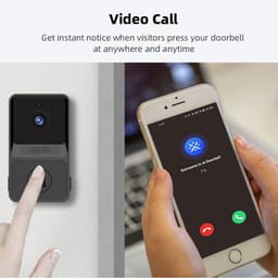 image-Smart Wireless WiFi Doorbell Intercom Video Camera Door Ring Bell