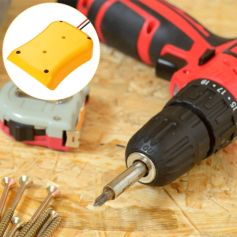 image-Power Connector DIY Battery Adapter Holder Dock For DeWalt 18V/20V Max