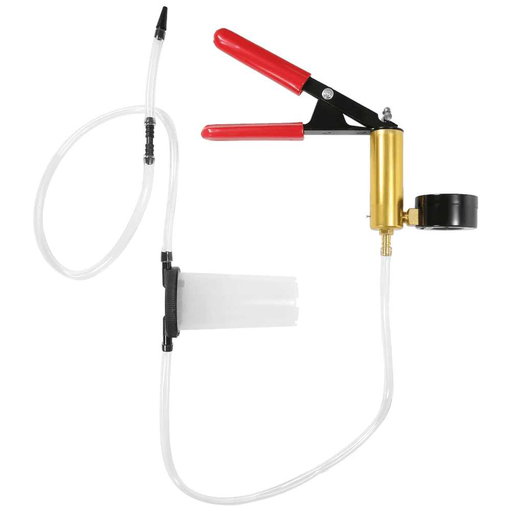 image-Hand Held Vacuum Pressure Pump Tester Set Brake Fluid Bleeder Bleeding