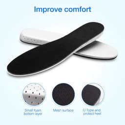 image-Men Women Invisible Height Increase Insoles Heel Lift Taller Shoe