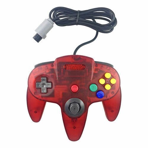 image-New Wired Controller Joystick Compatible With Nintendo 64 N64 Video
