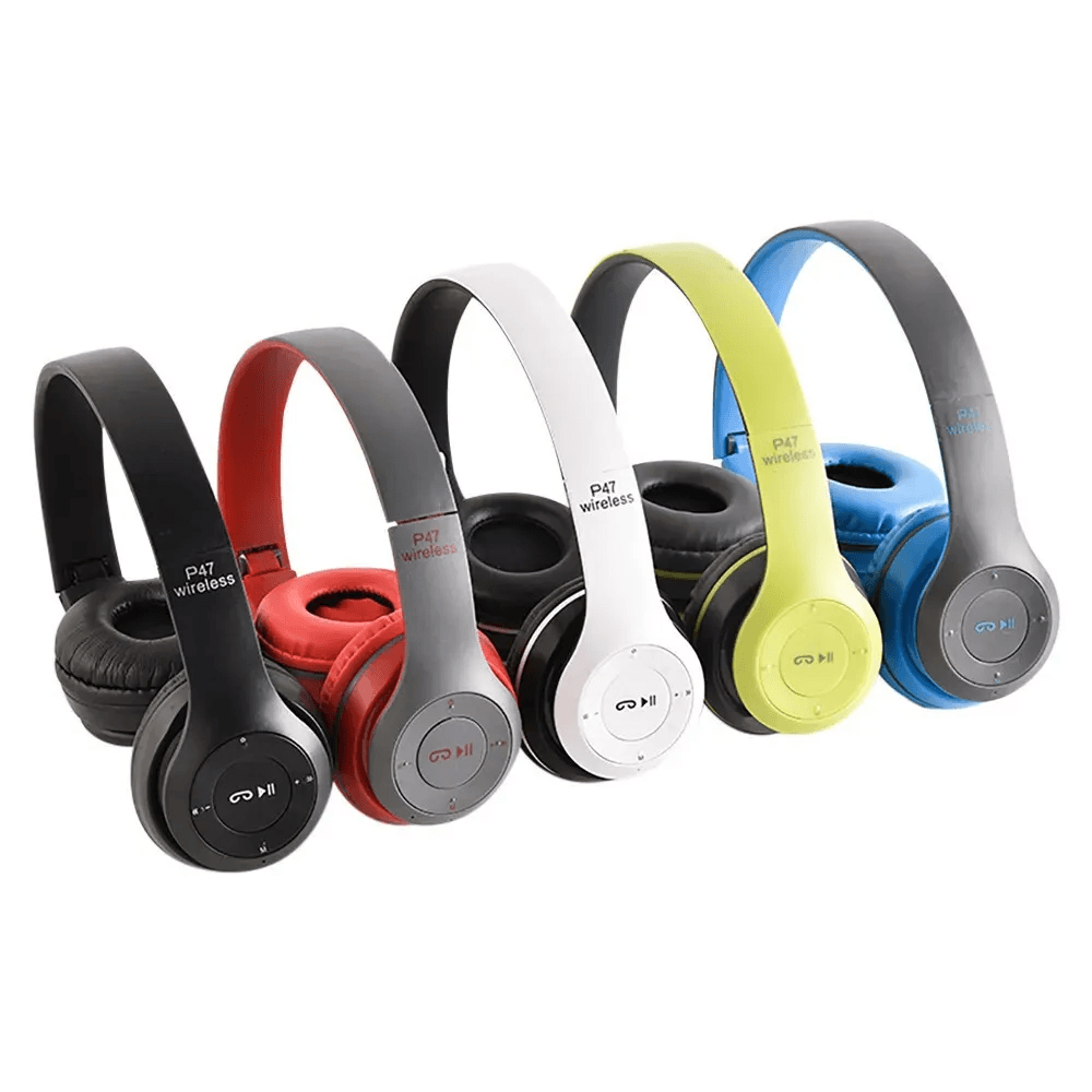 image-Wireless Bluetooth 5.0 Headphones Headset Over-Ear FM Radio MIC