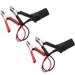 image-2PCS Car Battery Alligator Clamp Clip Cigarette Lighter Power Adapter