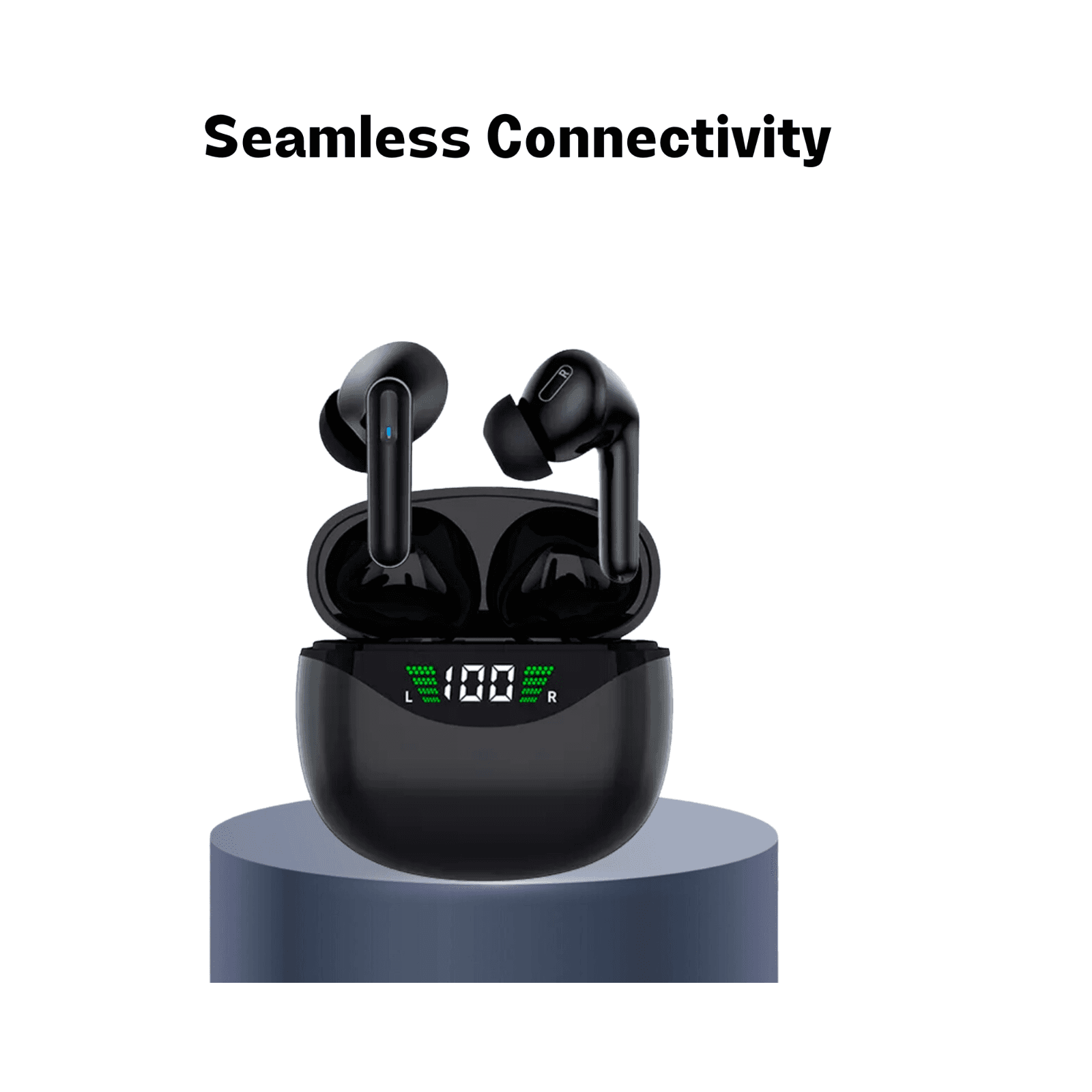 image-Bluetooth Earbuds Headset 5.3 Wireless Noise Cancelling TWS Trucker
