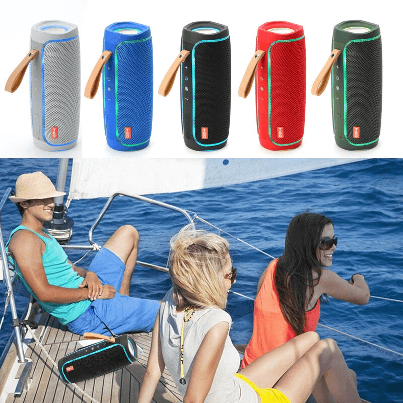 image-Bluetooth Speaker Wireless Waterproof Outdoor Stereo Bass USB/TF/FM