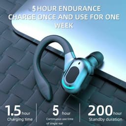 image-New Bluetooth 5.1 Headset Wireless Earbuds Earphones Stereo Headphones