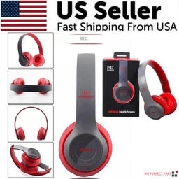 image-Wireless Bluetooth 5.0 Headphones Headset Over-Ear FM Radio MIC