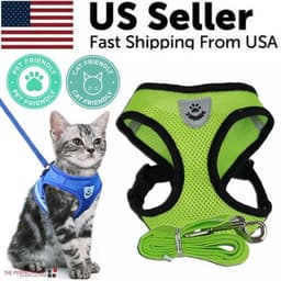 image-Cat Dog Pet Harness Adjustable Control Vest Dogs Reflective S M L XL