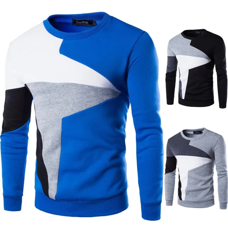 image-Sweaters Men New Fashion Printed Casual O-Neck Slim Cotton Knitted Mens Sweaters Pullovers Men Brand Clothing