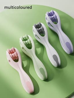 image-Finger Massager Dual-Row Roller Design Easy Use Relieve Finger Fatigue Promote Blood Circulation Portable Roller Finger Massager