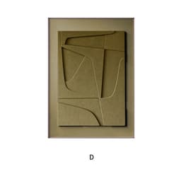 image-Three-dimensional Abstract Silent Style Geometric Morandi Hanging Painting