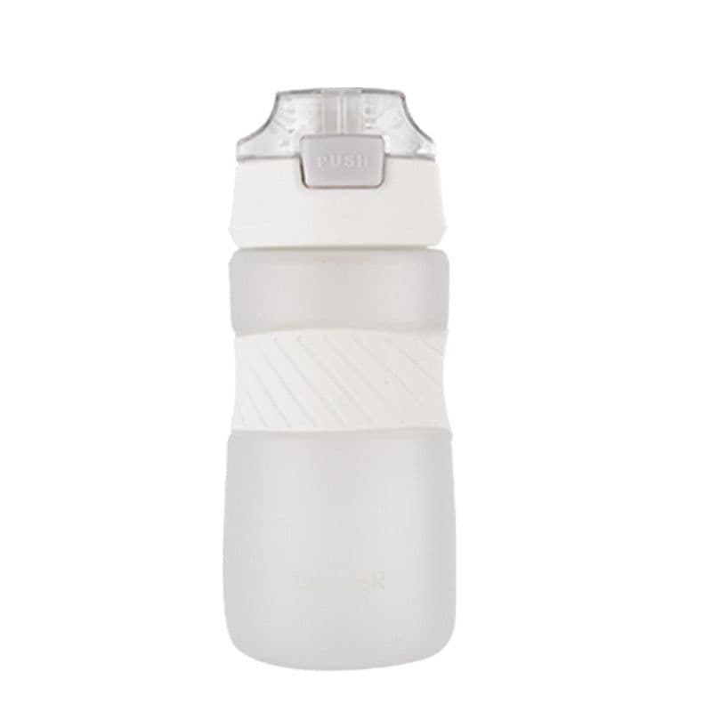 image-Plastic Cup, Frosted Sports Water Cup, Straw Space Cup