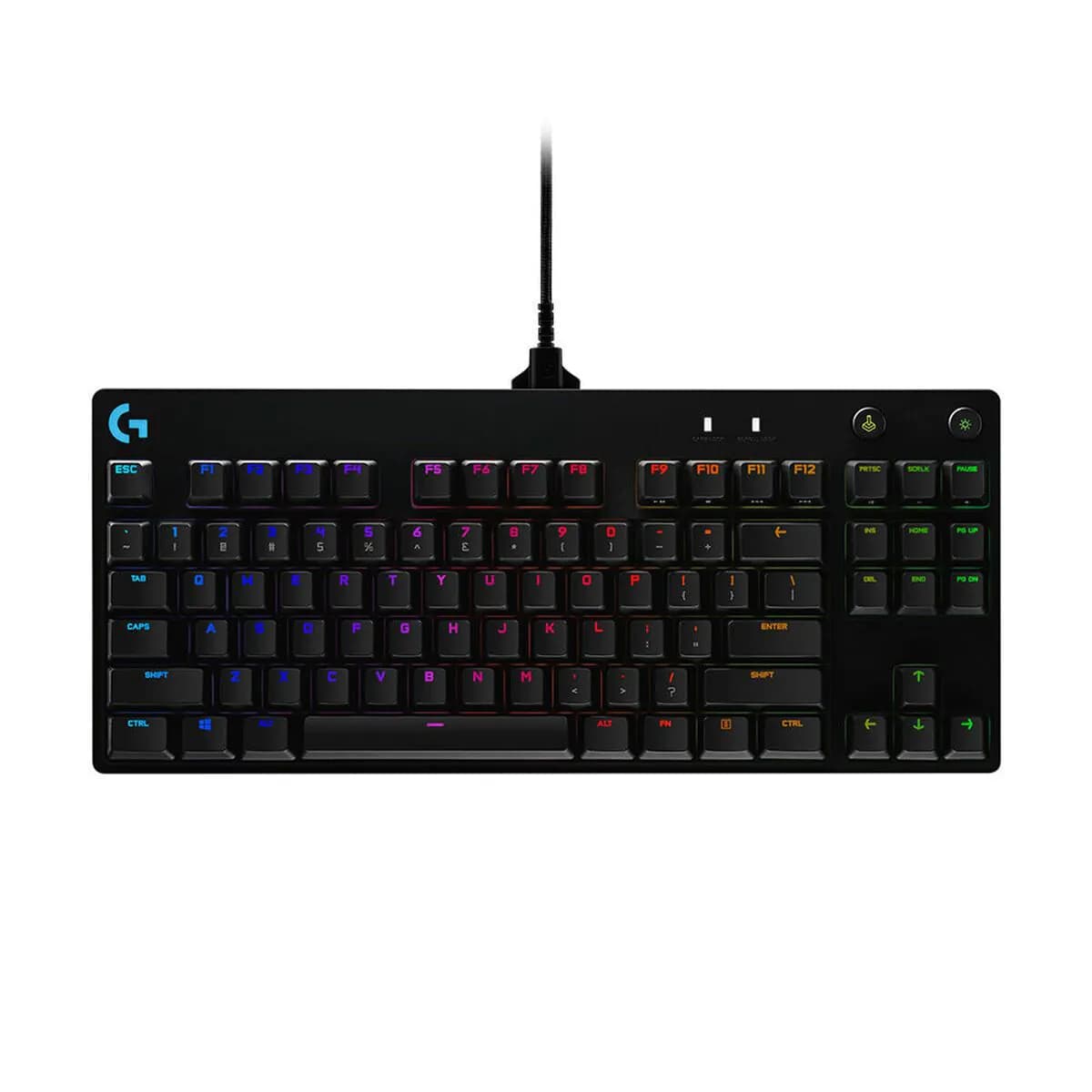image-Keyboard Logitech 920-010593 Black RGB LED Spanish Qwerty Spanish