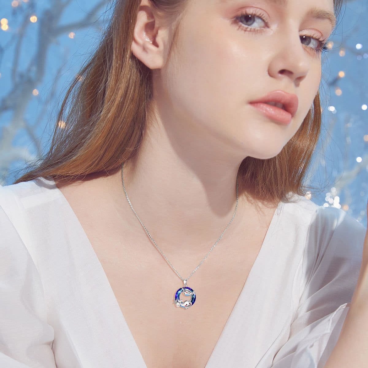 image-Narwhal Necklace 925 Sterling Silver Unicorn of The Sea Jewelry Gifts
