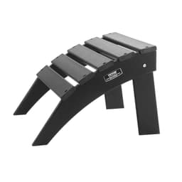 image-VEVOR Adirondack Ottoman, 18.7L x 19.7W x 13H Inch HDPE Plastic Folding Adirondack Ottoman, Weather-Resistant Foot Rest for Adirondack Chair, Widely Used for Outside Porch Pool Lawn Backyard, Black