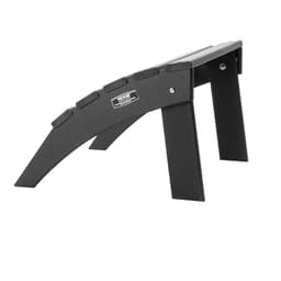 image-VEVOR Adirondack Ottoman, 18.7L x 19.7W x 13H Inch HDPE Plastic Folding Adirondack Ottoman, Weather-Resistant Foot Rest for Adirondack Chair, Widely Used for Outside Porch Pool Lawn Backyard, Black