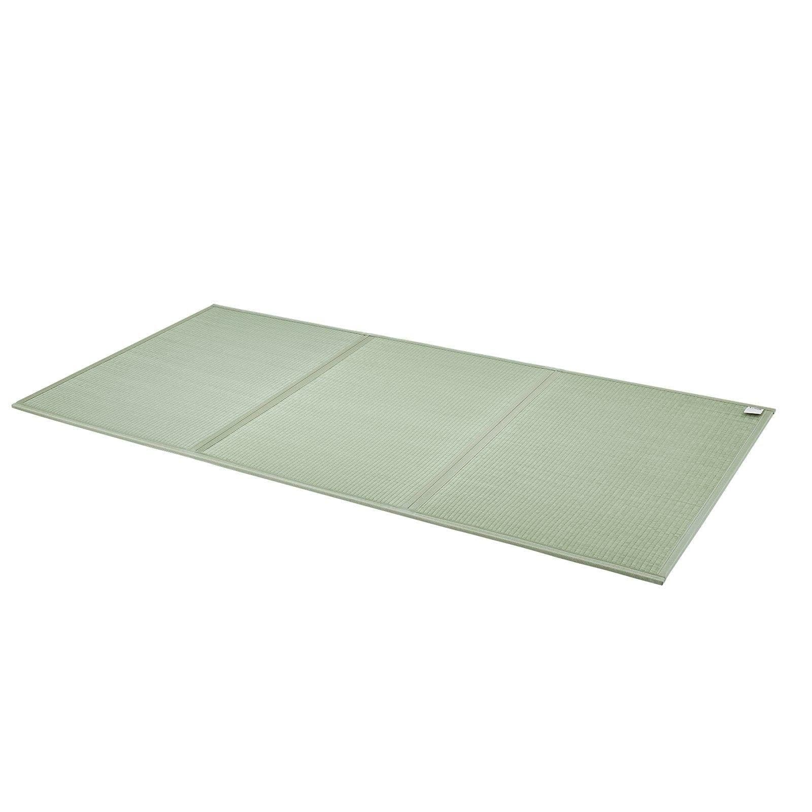 image-VEVOR Japanese Tatami Mat, Twin Size Foldable Japanese Tatami Mattress( Natural Rush Grass), Japanese Floor Mattress with Non-Slip Backing & Fresh Scent, Futon Mattress for Sleeping Meditation Yoga