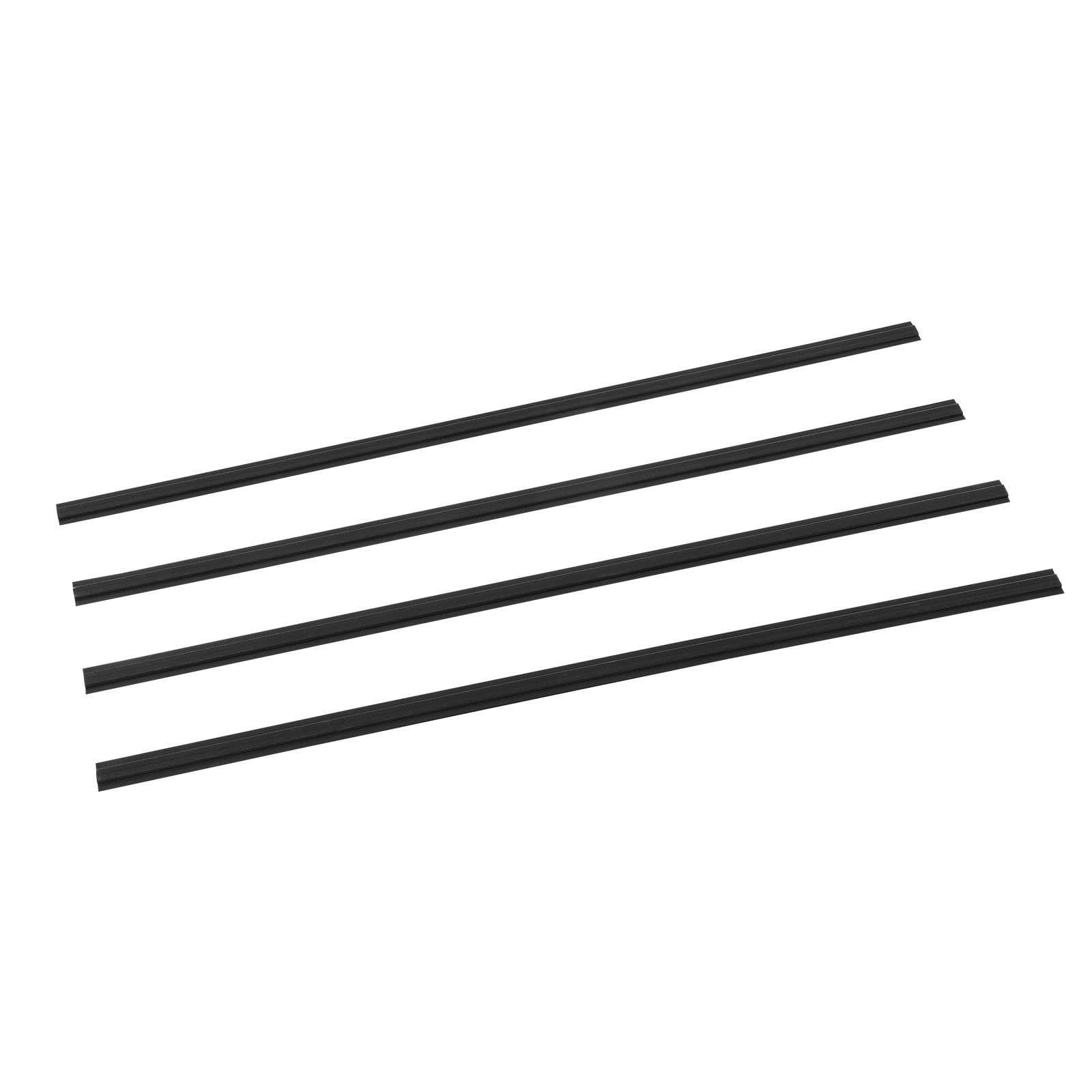 image-VEVOR Bottom Locking Privacy Slats, Double-Wall Vertical Bottom-Locking Slats with Wings for Chain-Link Fence, High-Density HDPE Chain Link Slats Ideally Fit 6' High Fence for Garden and Farm(Black)