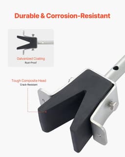image-VEVOR Transom Saver, 23.6-59 in, Adjustable Boat Transom Saver with Composite Head, Corrosion-Resistant Easy-to-Install Transom Savers for Less Than 150 HP Outboard Motor , Fit for Roller & Trailer