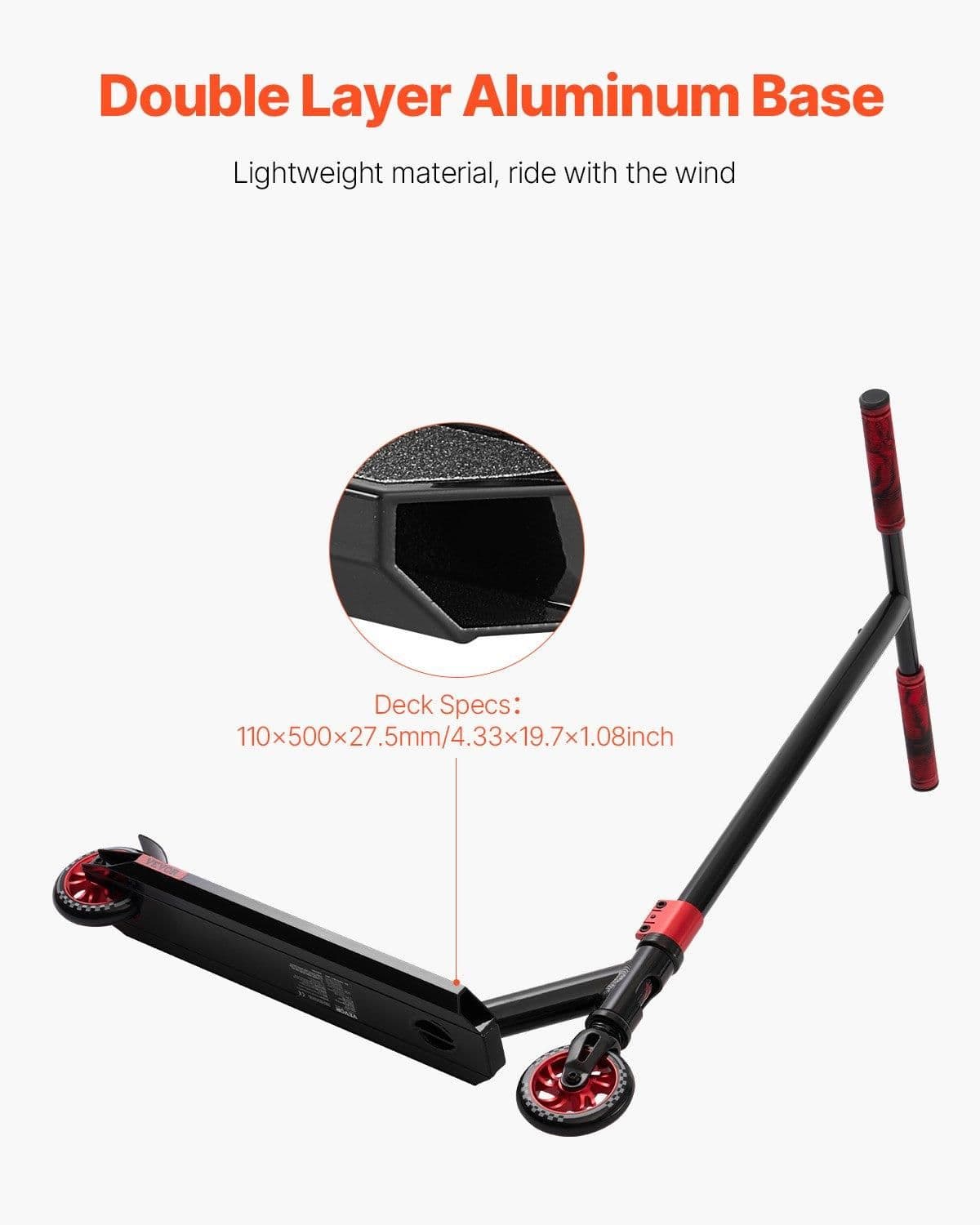 image-VEVOR Pro Stunt Scooter - Lightweight Aluminum Trick Scooter
