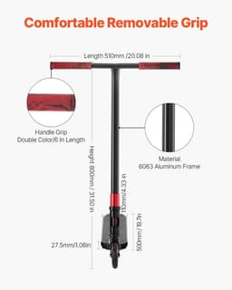 image-VEVOR Pro Stunt Scooter - Lightweight Aluminum Trick Scooter