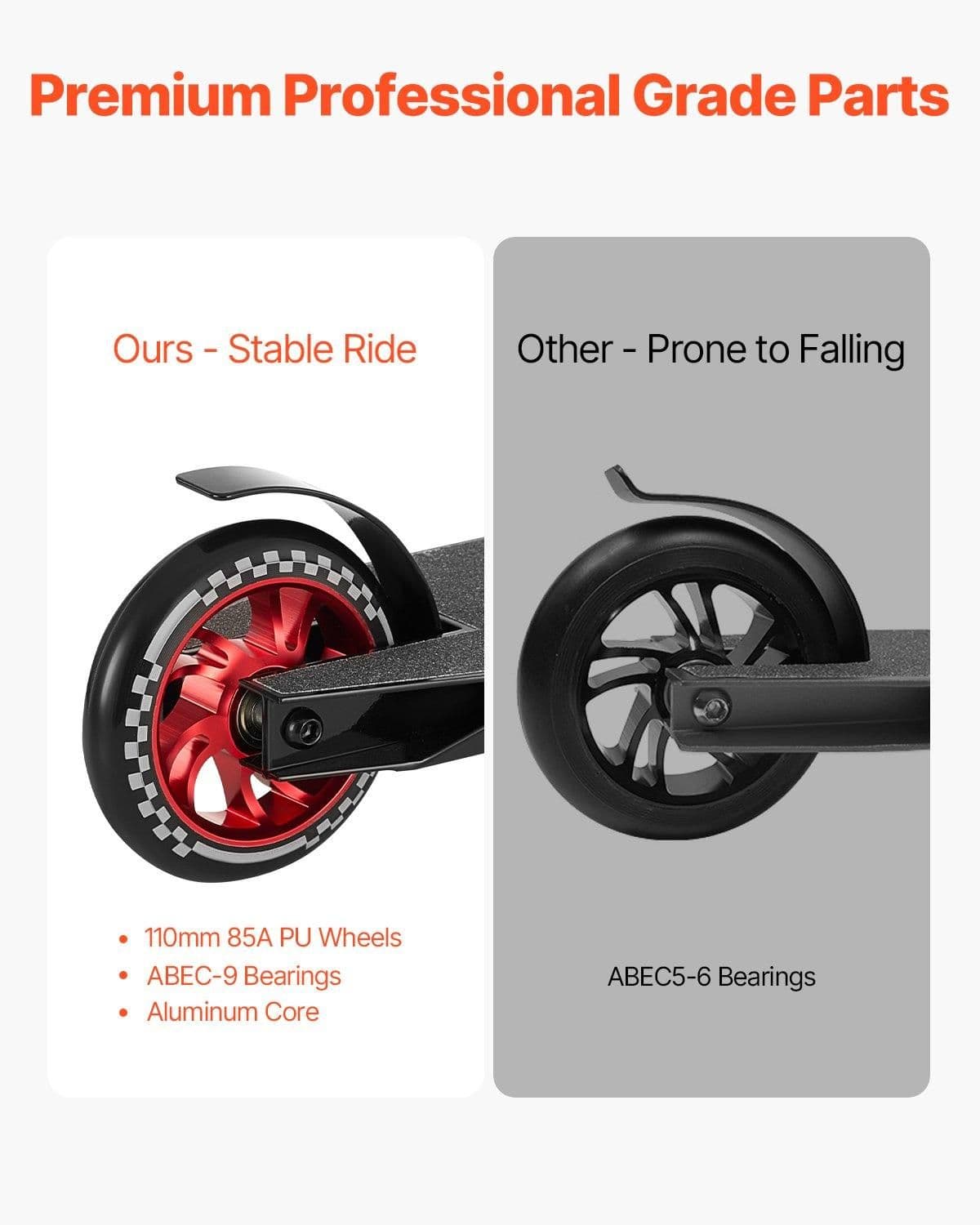 image-VEVOR Pro Stunt Scooter - Lightweight Aluminum Trick Scooter