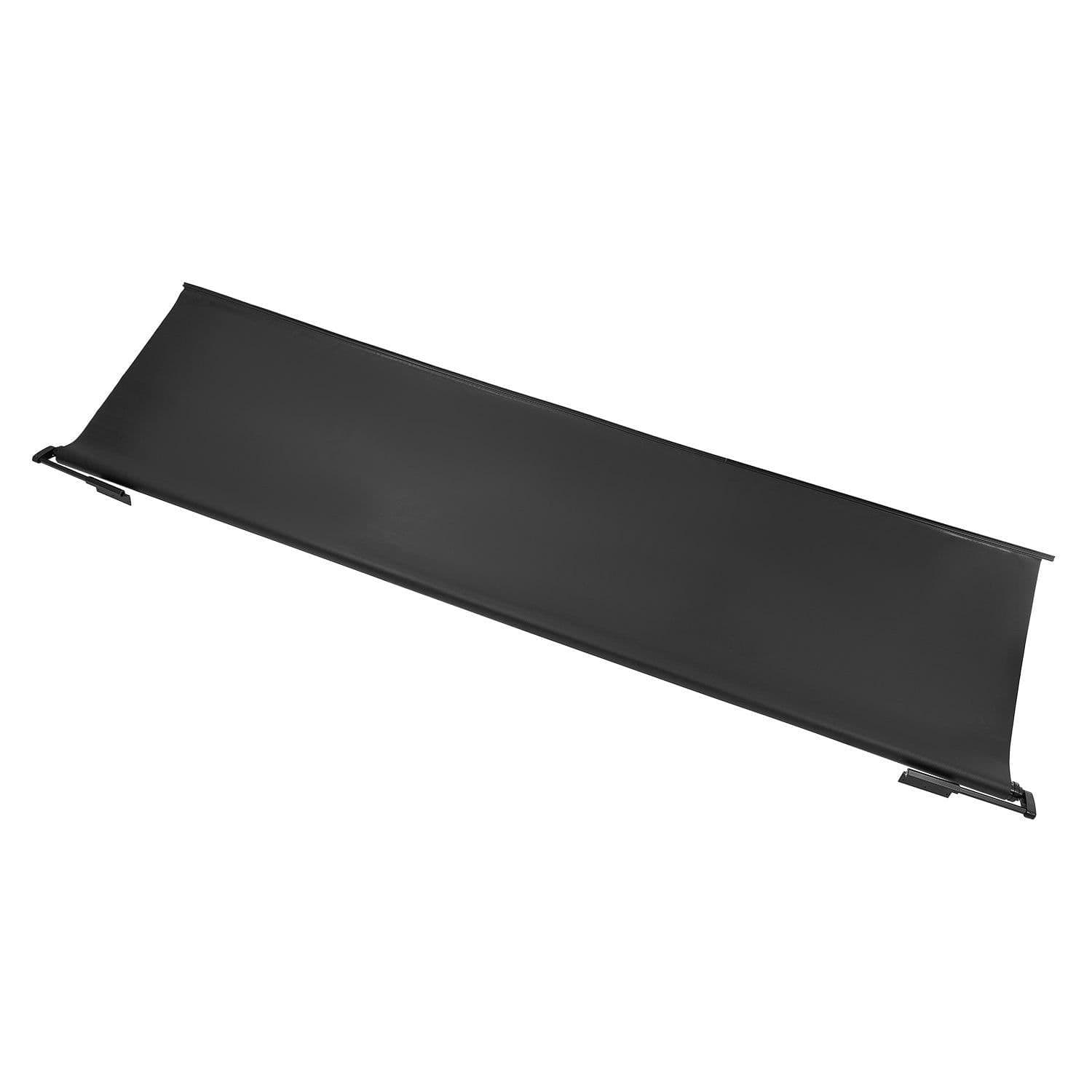 image-VEVOR Camper Awning Fabric Replacement, 1" to 13', Weatherproof Durable Slide Topper Awning with Bracket, Heavy Duty Slide Topper Awning with Stainless Steel Material, Fit for RV & Motorhome(Black)