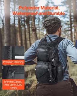 image-VEVOR Hydration Backpack, 25L Insulated Hydration Pack Backpack with 2L TPU Water Bladder, Hiking Water Backpack with Storage for Men Women, Hydro Water Daypack for Hiking Running Cycling Camping