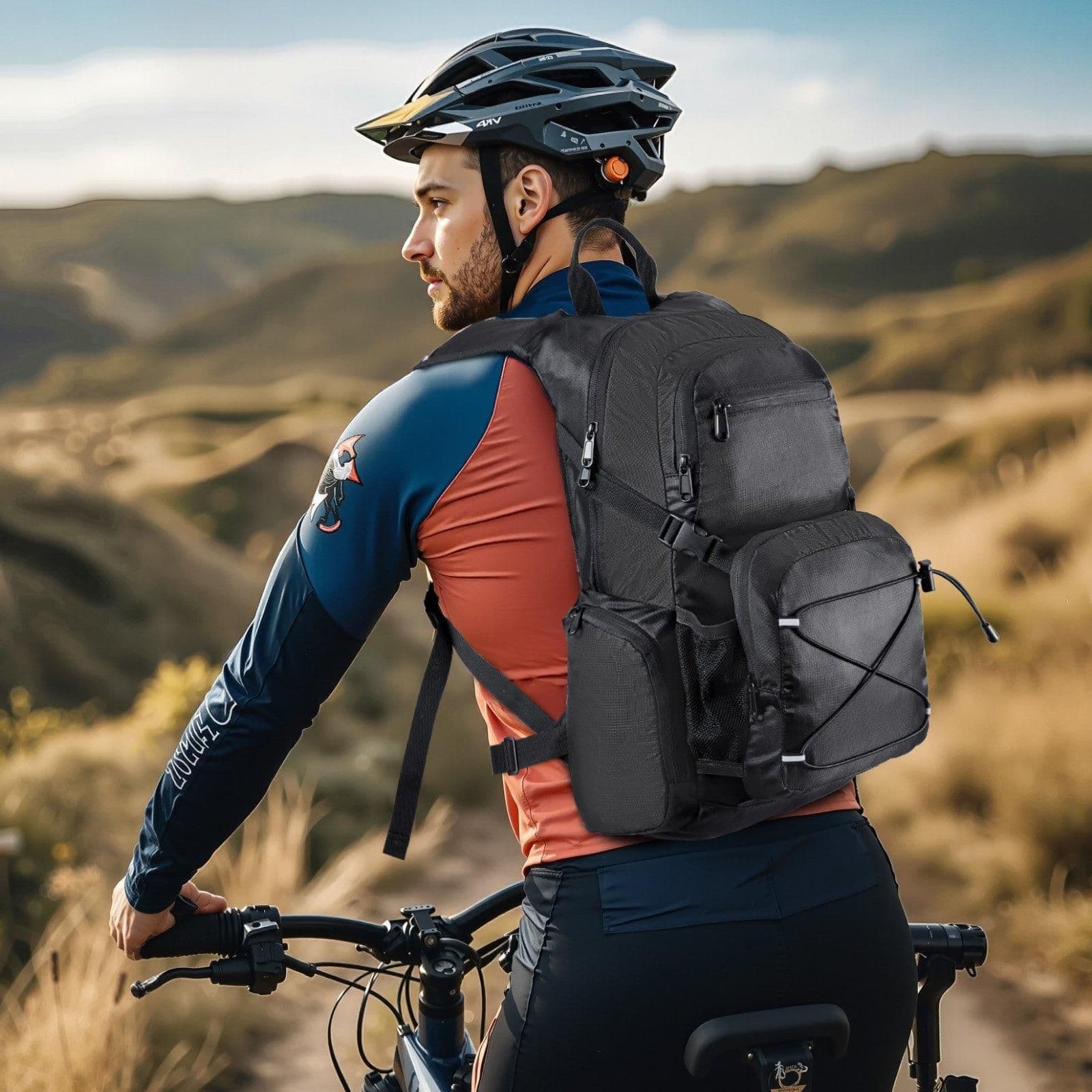 image-VEVOR Hydration Backpack, 25L Insulated Hydration Pack Backpack with 2L TPU Water Bladder, Hiking Water Backpack with Storage for Men Women, Hydro Water Daypack for Hiking Running Cycling Camping