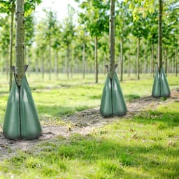 image-VEVOR Tree Watering Bag, 3 Packs 20 Gallons Watering Bags for New Trees, 5-9 Hours Slow Release Refillable Tree Drip Irrigation Bags with Zipper, Durable Tree Watering System for Deep Root Targeting