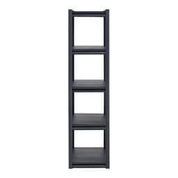 image-VEVOR Storage Shelves, 2000 lbs, 5 Tier Garage Storage Shelving, 16" D x 32" W x 63" H Adjustable Metal Shelves for Garage Shelves Utility Rack Shelf, Ideal for Kitchen, Warehouse, Basement, Black